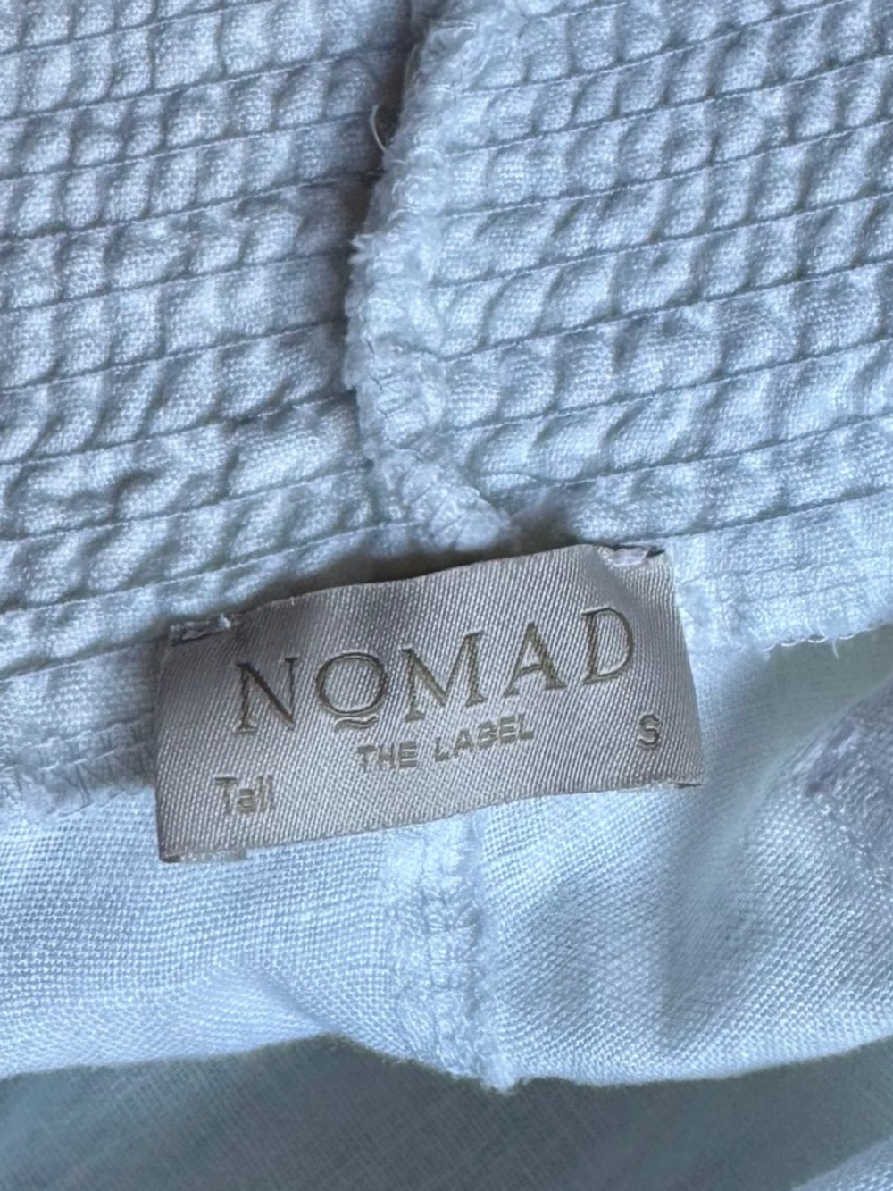 NOMAD The Label Sadhu Pant - Small Tall - White - XLNT - Picture 7 of 10